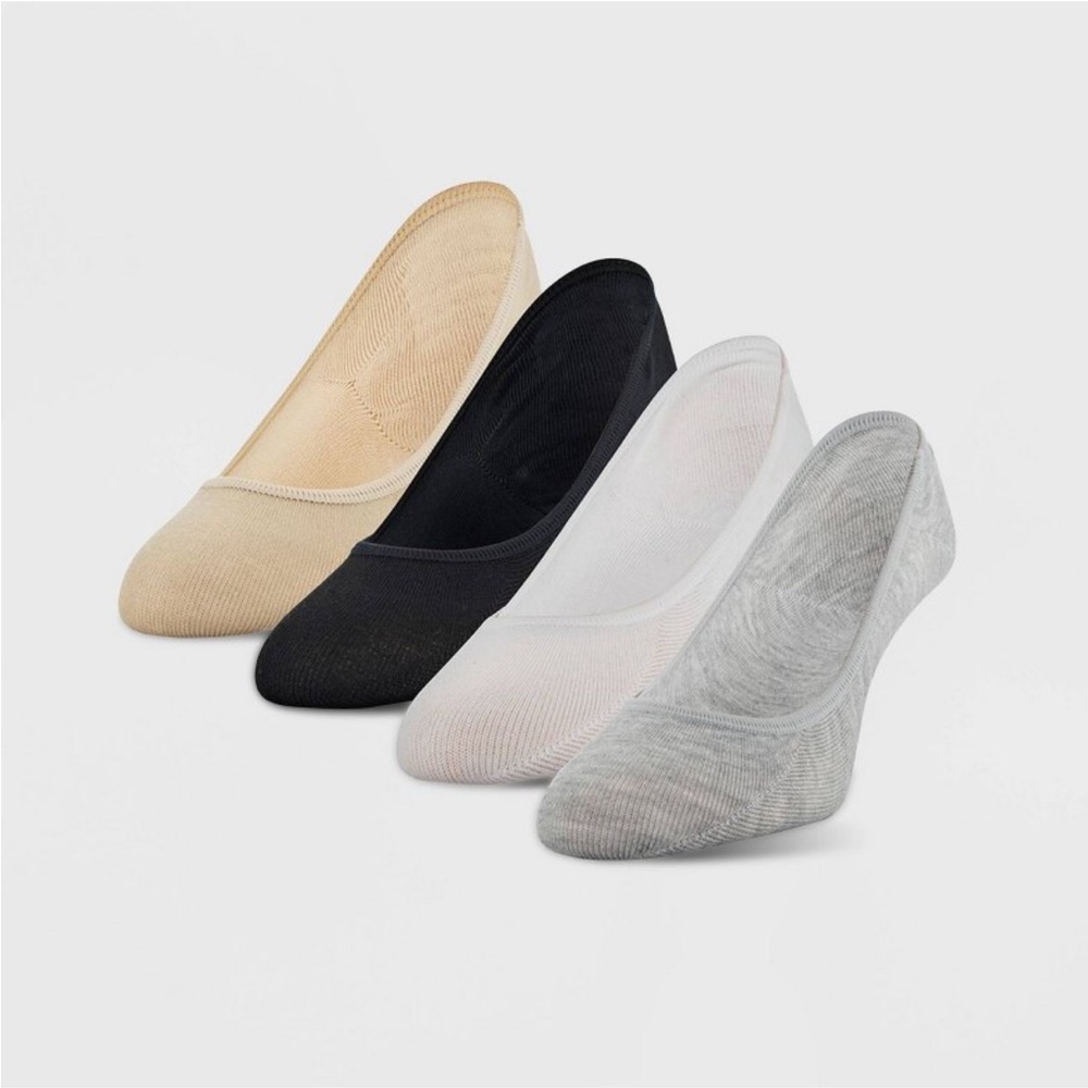 Peds Women's Extended Size Ultra Low 4pk Sport Liner Socks - sizes 8-12: